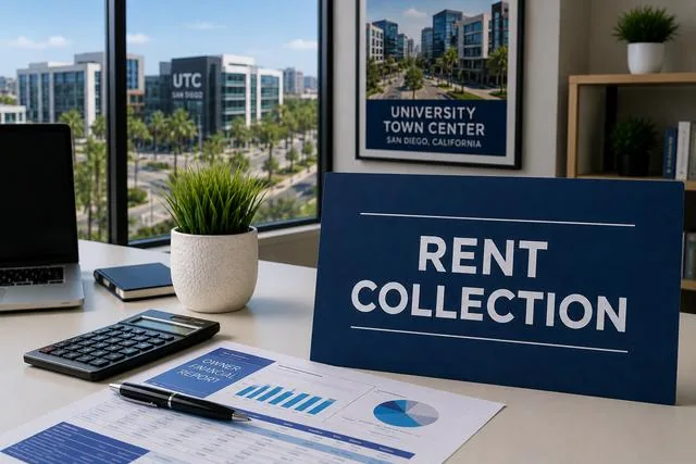 Rent collection and owner financial reporting in University Town Center