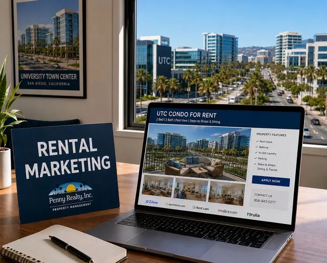 Rental marketing for University Town Center properties